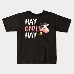 Cow Girl - Hay Girl Hay Kids T-Shirt